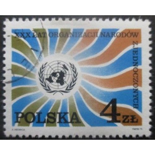 Pologne N°2228 Nations Unies Oblitéré