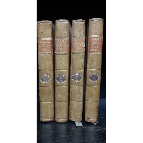 Cours D'étude Pour L'instruction Du Prince De Parme, Etienne Bonnot De Condillac. Castiaux Lille, 1800: 1. Grammaire Française, 2. L'art D'écrire, 3. L'art De Raisonner, 4. L'art De Penser. 5. Logique