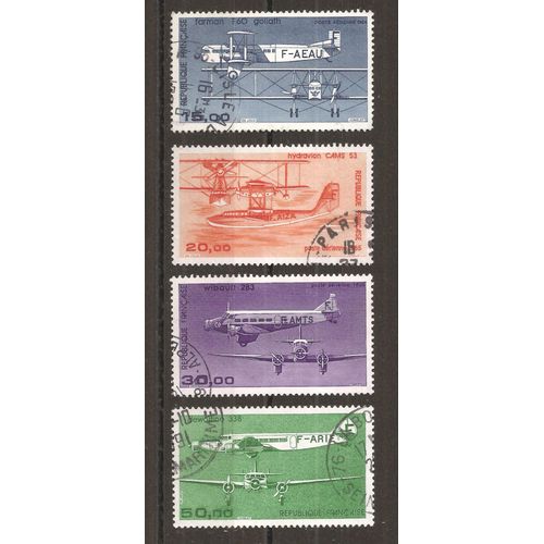 Pa 57 À 60 (1984/1987) Série Poste Aérienne Oblitérée (Cote 9,6e) (9743)
