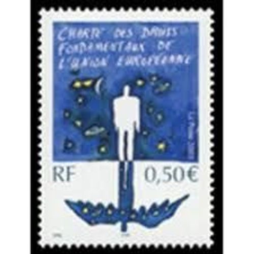 Charte Des Droits Fondamentaux De L'union Européenne Année 2003 N° 3555 Yvert Et Tellier Luxe