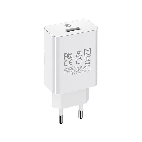Chargeur Super Rapide 18w De Type A Pour Iphone 13 12 Pro Max Mini 11 Xs Xr X 8 Plus Galaxy Pixel, Nokia 6.2 7.2 8.3 7.1, Quick Charge 3.0 Usb Wall Plug / Adaptateur Secteur De Voyage