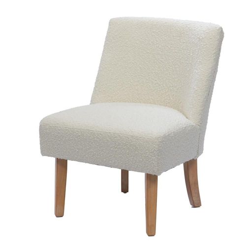 Fauteuil Dag Bouclette Blanc (Lot De 2)