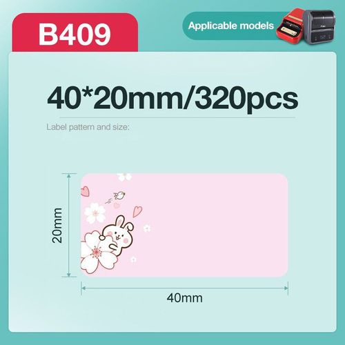 rouleau de papier adh¿¿sif color¿¿ pour imprimante ¿¿ papier thermique B21/B3S",pour la maison et le bureau,rond et carr¿¿,"autocollant imprimable - Type 1 Roll 4020 #B