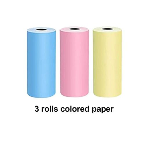 Mini imprimante ¿¿ papier thermique portable",imprimante d'¿¿tiquettes,mini-imprimante Bluetooth sans encre,"autocollant 57mm - Type 3 Rolls colored