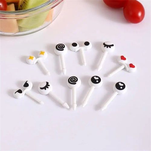 Fourchette ¿¿ Fruits En Forme D'animal","Mini Cure-Dents Fourcommuniste ¿¿ Dessert De Dessin Mignon