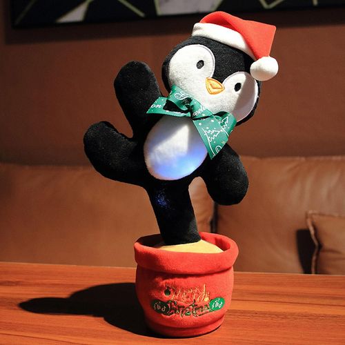 Mardi Gras Cadeaux Danse Pingouin En Peluche Jouet Électronique Avec 3 Chanson Mignon Danse Succulentes Amoureux Fait Avec Apprendre À Parler Fonction 244280