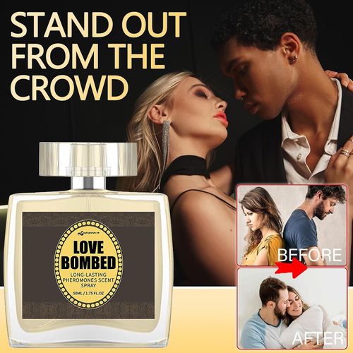 Cologne Pour Hommes Attraction Confidence Huile De Parfum Masculine Infusée De Phéromones Longue Durée Spray 50ml Gao1688 