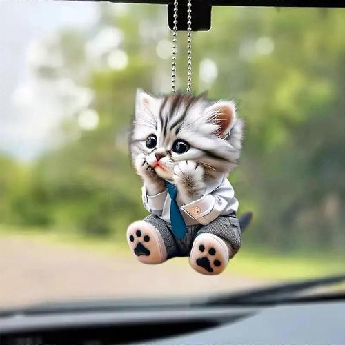 Ornament Pendant For Mirror Of Cars Cats Design Ornament To Hang On The Inside Of The Car Decor For The Interior Decoration For The Mirror Gao250833