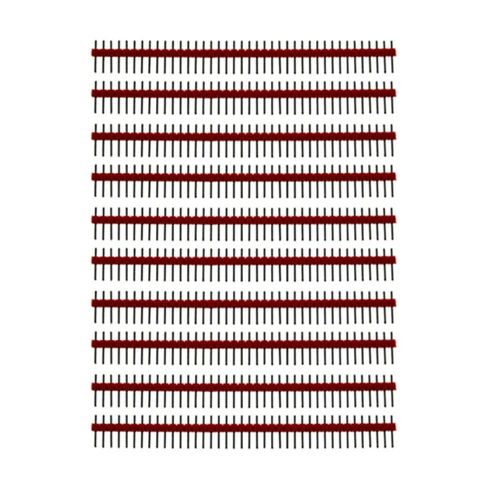 Kit de bricolage pour Arduino",40 broches 1x40,simple rang¿¿e,male 2.54,broche cassable,"bande de connecteur broche color¿¿e pour Arduino - Type Red
