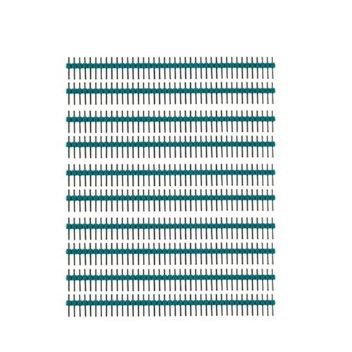 Kit de bricolage pour Arduino",40 broches 1x40,simple rang¿¿e,male 2.54,broche cassable,"bande de connecteur broche color¿¿e pour Arduino - Type Green