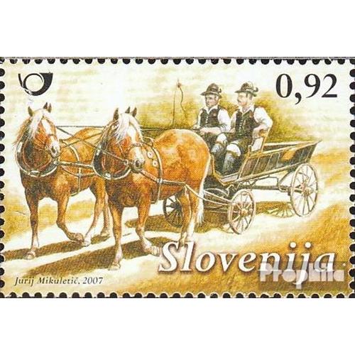 Slovénie 650 (Complète Edition) Neuf Avec Gomme Originale 2007 Agricoles Véhicules