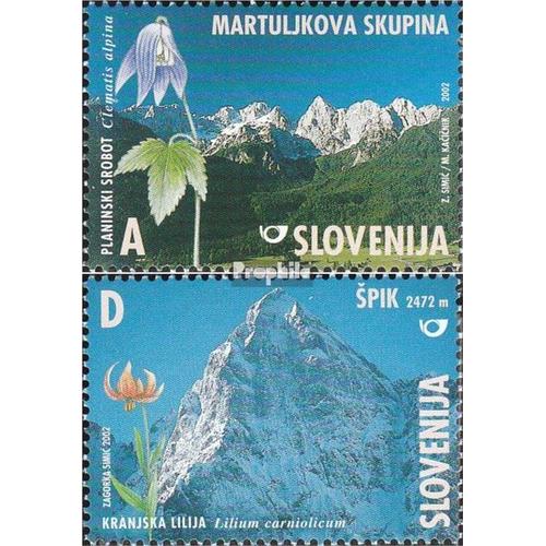 Slovénie 392-393 (Complète Edition) Neuf Avec Gomme Originale 2002 Montagnes