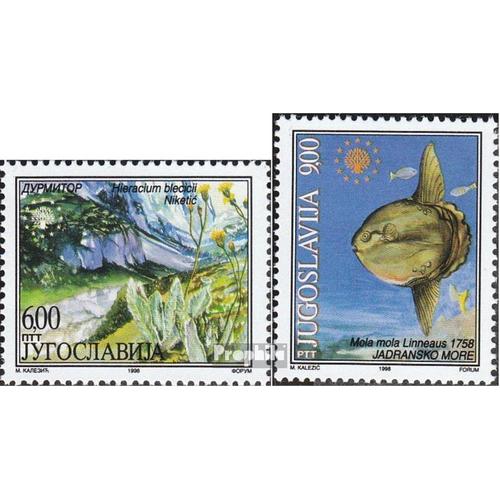 Yougoslavie 2860-2861 (Complète Edition) Neuf Avec Gomme Originale 1998 Européen Conservation