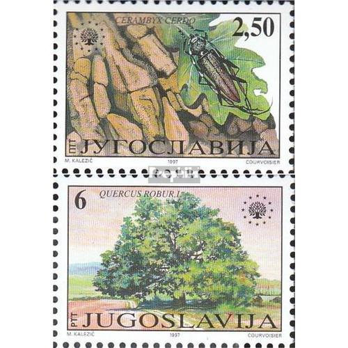 Yougoslavie 2823-2824 (Complète Edition) Neuf Avec Gomme Originale 1997 Européen Conservation