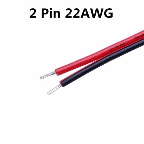 Connecteur de rallonge de cable 100m-m Connecteur en RGB",2pin 3pin 4pin 5pin,"fil de connecteur de rallonge de cable en pour bande RGB rgbw - Type 2pin wire-50m