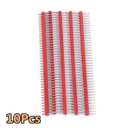 Bande de connecteur PCB JST pour Ardu37noir",40 broches,1x40 simple nucl¿¿omale,femelle 2.54,"t¿¿te de broche installable - Type Red-Male