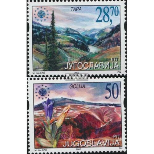 Yougoslavie 3081-3082 (Complète Edition) Neuf Avec Gomme Originale 2002 Conservation