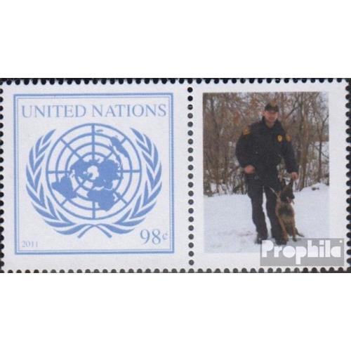Nations Unies - Nouveau York 1253zf Avec Ornement (Complète Edition) Neuf Avec Gomme Originale 2011 Arbeitshunde