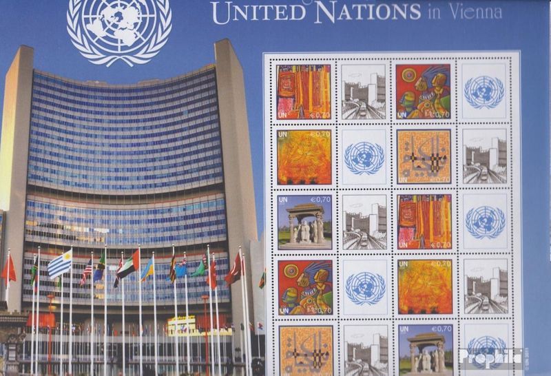 Nations Unies - Vienne 724-728 Zd-Feuille (Complète Edition) Neuf Avec Gomme Originale 2011 Art