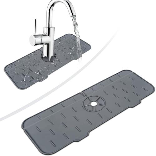 Protecteur anti-éclaboussures d'évier de cuisine, tapis de robinet