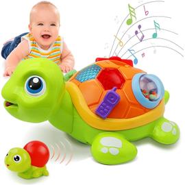 ARVALOLET Jouets pour bébé 6 Mois Jouet de Voiture d'apprentissage Musical  Jouet de Voiture pour bébé Jouet de Voiture à Piles Girafe/Licorne Rampant