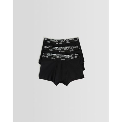 Lot De 3 Boxers Avec Imprimé Homme L Noir