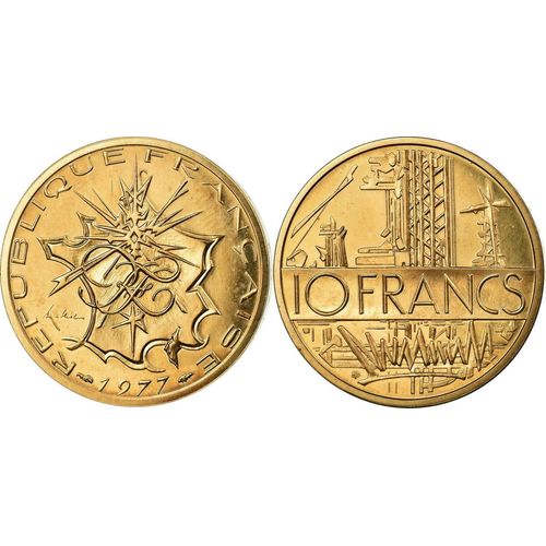 Monnaie 10 Francs Mathieu France 1977