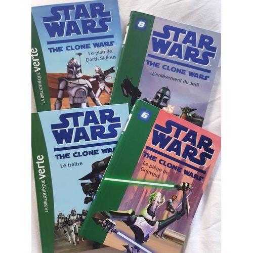 Lot De 4 Livres "Stars Wars", Bibliothèque Verte
