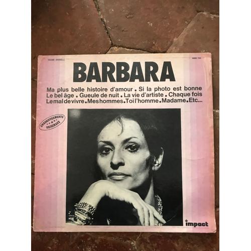 Barbara 33t Ma Plus Belle Histoire D'amour ?