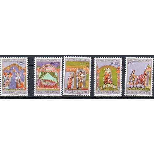 Luxembourg Timbres Caritas 1974