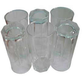 6 Verres À Bière Cristal Transparent