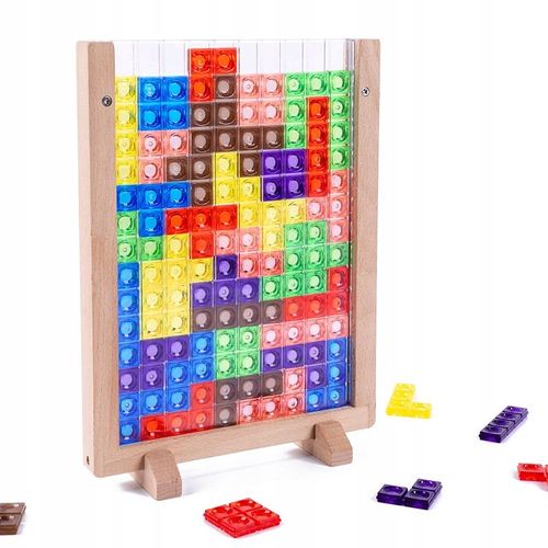 Jeux De Correspondance Éducatifs Puzzle Tetris Colorés