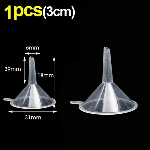 Mini Entonnoirs Transparents Multi-Usages,Petite Bouche,Huile Liquide,Diffuseur De Parfum Français,Bouteille,Accessoires De Cuisine,30 Pièces,1 Pièce - Type 1pc-B(3cm)