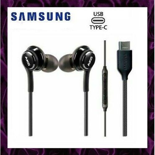 Samsung Eo-Ic100bbegeu - Écouteur Akg Intra Auriculaire - Connecteur Type C, Noir, Télécommande