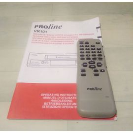 Télécommande pour Magnétoscope Proline VR 101