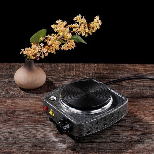 Mini Réchaud Électrique de 500W,Petite Poêle à Café et à Thé pour la Maison - Type black #B