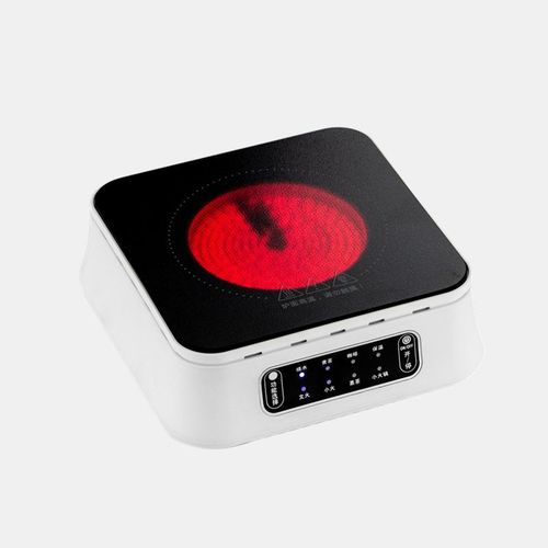 Réchaud électrique en céramique 1300W,machine à thé à 8 vitesses,plaque chauffante électrique multifonctionnelle,bomicrophone à eau haute puissance 220V - Type White-EU Plug