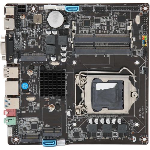 Carte Mère H81 Mini Itx Lga 1150 Slot Double Canal Ddr3 Prise En Pour Core I3 I5 I7 4E 5E Génération Cpu Pour Ordinateur Pc Tout-En