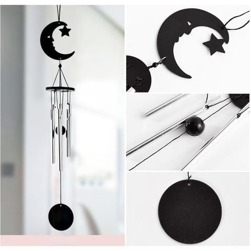 Pendentif multi-tuyaux en métal fait à la main,musique et vent,cadeau créatif,décoration de la maison,artisanat tendance