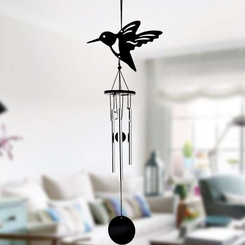Pendentif multi-tuyaux en métal fait à la main,musique et vent,cadeau créatif,décoration de la maison,artisanat tendance