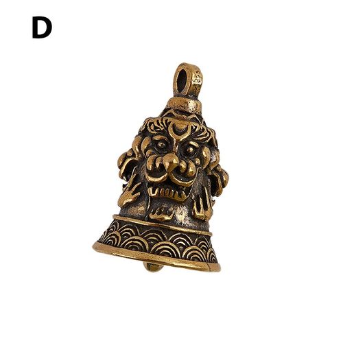 Cloche Tibétaine en Laiton Moulée Sous Pression,Magique,Bouton de Voiture,Cloche à Vent,en Bronze,Cadeau Créatif,Pendentif Feng Shui,pour la Maison