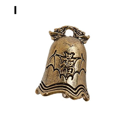 Cloche Tibétaine en Laiton Moulée Sous Pression,Magique,Bouton de Voiture,Cloche à Vent,en Bronze,Cadeau Créatif,Pendentif Feng Shui,pour la Maison