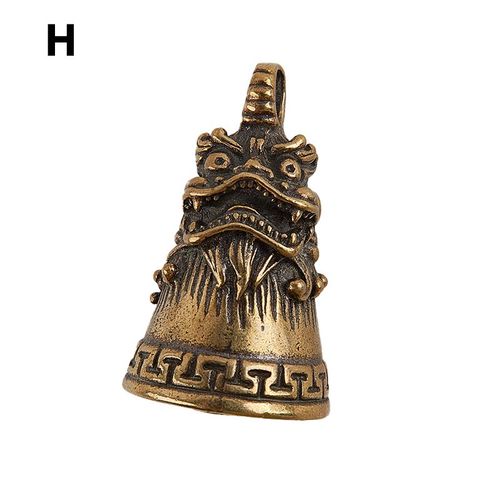 Cloche Tibétaine en Laiton Moulée Sous Pression,Magique,Bouton de Voiture,Cloche à Vent,en Bronze,Cadeau Créatif,Pendentif Feng Shui,pour la Maison