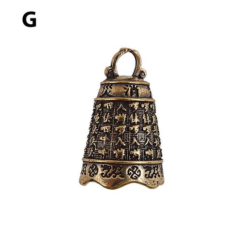Cloche Tibétaine en Laiton Moulée Sous Pression,Magique,Bouton de Voiture,Cloche à Vent,en Bronze,Cadeau Créatif,Pendentif Feng Shui,pour la Maison