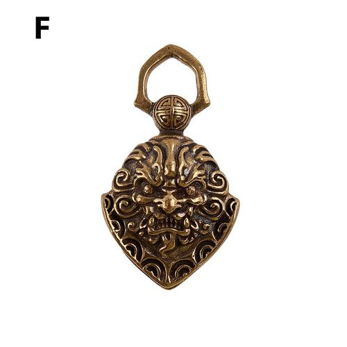 Cloche Tibétaine en Laiton Moulée Sous Pression,Magique,Bouton de Voiture,Cloche à Vent,en Bronze,Cadeau Créatif,Pendentif Feng Shui,pour la Maison