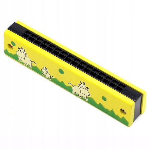 Tableau De Bord Animaux Harmonica En Bois 16 Trous