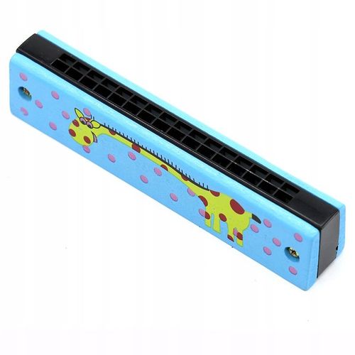 Tableau De Bord Animaux Harmonica En Bois 16 Trous