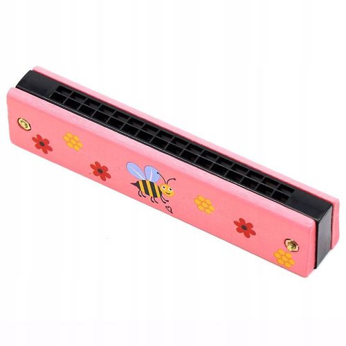 Tableau De Bord Animaux Harmonica En Bois 16 Trous