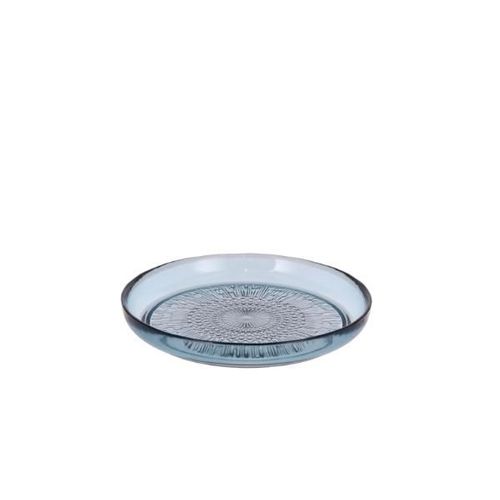 Coffret De 4 Assiettes Plates Bleus 25 Cm