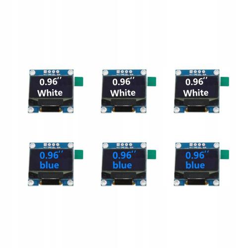 6 X (Multi) Écrans Lcd Oled 0,96 Pouces 4 Broches